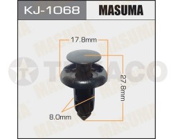 Клипса автомобильная MASUMA KJ-1068