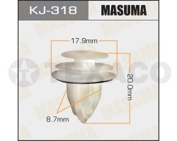 Клипса автомобильная MASUMA KJ-318
