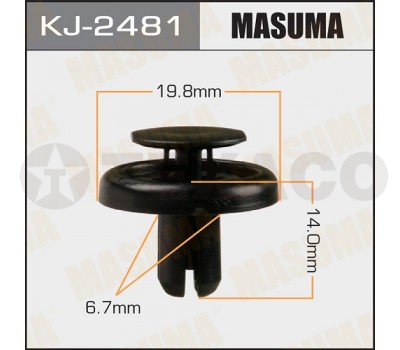 Клипса автомобильная MASUMA KJ-2481 (90467-07215)