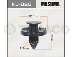 Клипса автомобильная MASUMA KJ-826