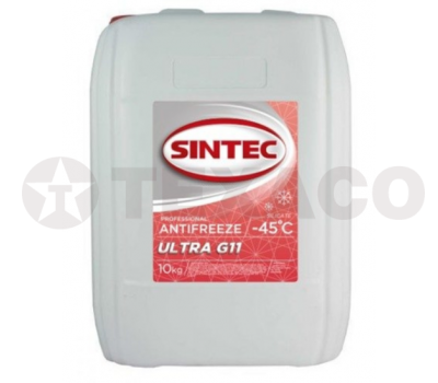 Антифриз SINTEC ULTRA G11 -45 красный (10кг)