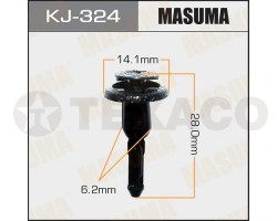 Клипса автомобильная MASUMA KJ-324