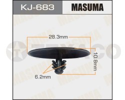 Клипса автомобильная MASUMA KJ-683