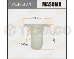 Клипса автомобильная MASUMA KJ-371