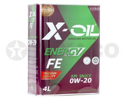 Масло моторное X-OIL Energy FE 0W-20 SN/CF (4л)