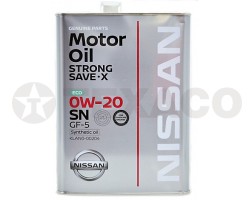 Масло моторное NISSAN STRONG SAVE X 0W-20 SP/GF-6A (4л)