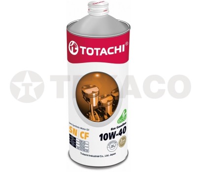 Масло моторное TOTACHI Eco Gasoline 10W-40 SN/CF (1л) полусинтетика