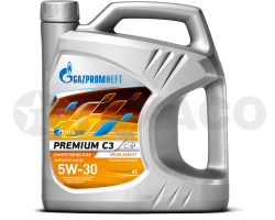 Масло моторное Gazpromneft Premium C3 5W-40 SN (4л)