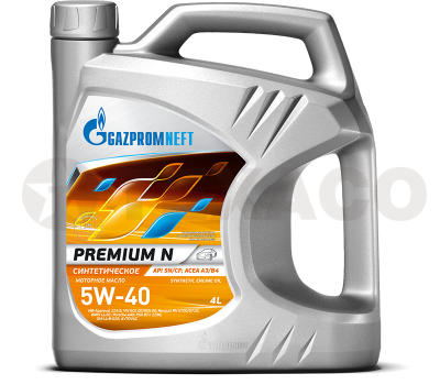 Масло моторное Gazpromneft Premium N 5W-40 SN/CF (4л)