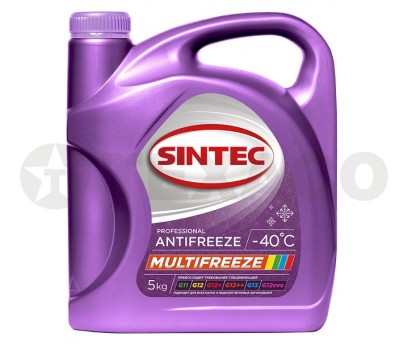 Антифриз SINTEC MULTI FREEZE -40 фиолетовый (5кг)