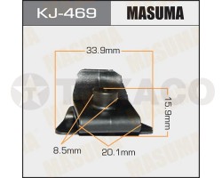 Клипса автомобильная MASUMA KJ-469