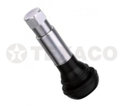 Вентиль для безкамерных шин d-15mm L-45mm резина-хром