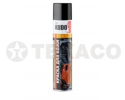 Краска для гладкой кожи KUDO коричневая (400мл)
