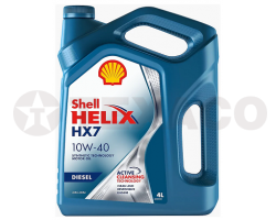 Масло моторное SHELL Helix HX7 10W-40 SN/CF (4л)