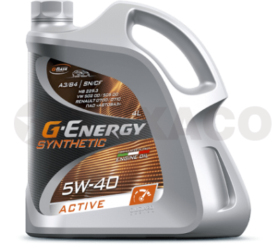 Масло моторное G-Energy Synthetic Active 5W-40 SN/CF (4л)