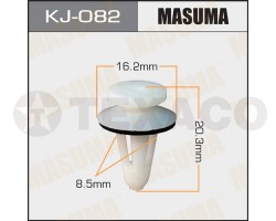 Клипса автомобильная MASUMA KJ-082
