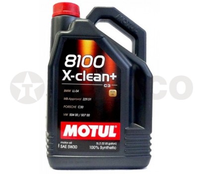Масло моторное MOTUL 8100 X-clean + 5W-30 (5л)