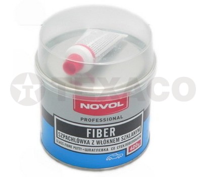 Шпатлевка NOVOL FIBER со стекловолокном (0,6кг)