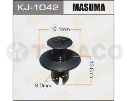 Клипса автомобильная MASUMA KJ-1042