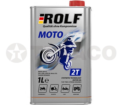 Масло моторное ROLF 2T MOTO (1л) полусинтетика