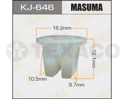 Клипса автомобильная MASUMA KJ-646