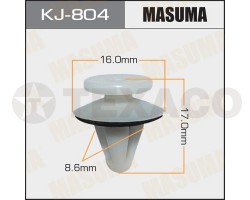 Клипса автомобильная MASUMA KJ-804