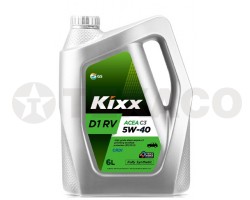 Масло моторное Kixx D1 RV 5W-40 SN/C3 (6л)