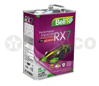 Масло моторное BELL1 RX7 0W-20 SP/GF-6A (4л)