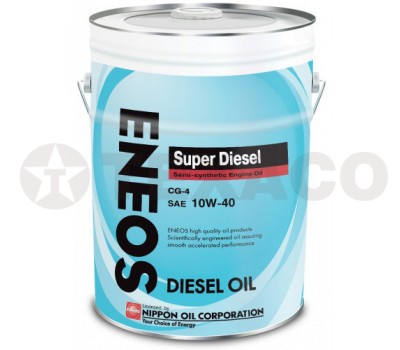 Масло моторное Eneos Super Diesel 10W-40 CG-4 (20л) п/синтетика
