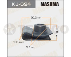 Клипса автомобильная MASUMA KJ-694