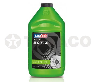 Тормозная жидкость LUXE ДОТ-4 (910г) зеленая банка