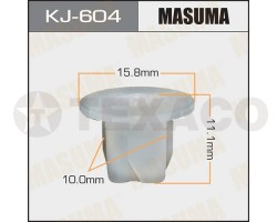 Клипса автомобильная MASUMA KJ-604