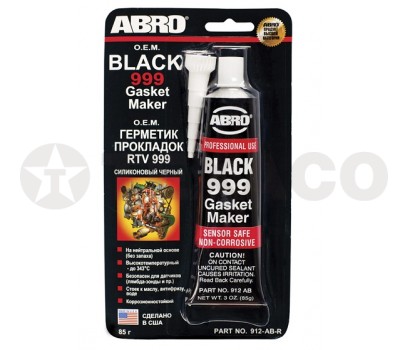 Герметик-прокладка ABRO Gasket Maker 999 черный (США) (85г)