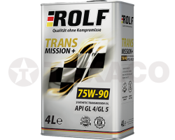 Масло трансмиссионное ROLF Transmission plus 75W-90 GL-4/GL-5 (4л)