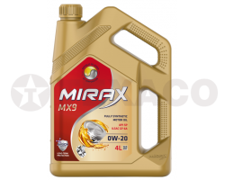 Масло моторное MIRAX MX9 0W-20 SP/GF-6A (4л) 