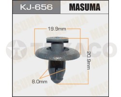 Клипса автомобильная MASUMA KJ-656