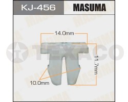 Клипса автомобильная MASUMA KJ-456