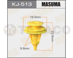 Клипса автомобильная MASUMA KJ-513