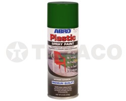 Краска-спрей для пластика ABRO темно зеленая SPP-049