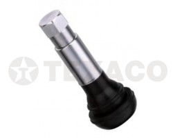 Вентиль для безкамерных шин d-15mm L-45mm резина-хром