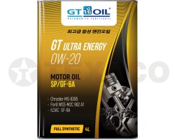 Масло моторное GT OIL GT Ultra Energy 0W-20 SP/GF-6A (4л) синтетика