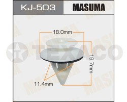 Клипса автомобильная MASUMA KJ-503