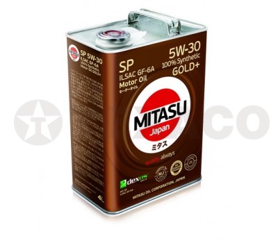 Масло моторное MITASU GOLD Plus 5W-30 SP/GF-6A (4л)