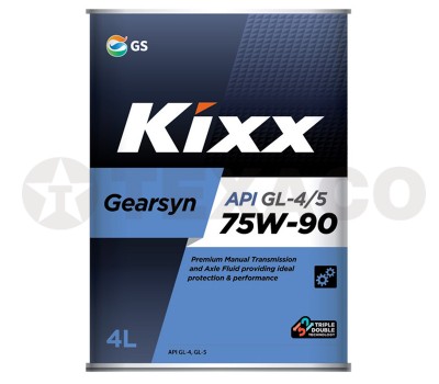 Масло трансмиссионное Kixx Gearsyn 75W-90 GL-4/GL-5 (4л)
