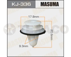 Клипса автомобильная MASUMA KJ-336