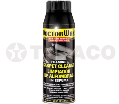 Пенный очиститель для тканой и ковровой обивки DoctorWax Foaming Carpet cleaner (510г)
