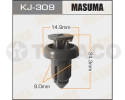 Клипса автомобильная MASUMA KJ-309