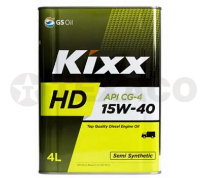 Масло моторное Kixx HD 15W-40 CF-4/SG (4л)