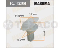 Клипса автомобильная MASUMA KJ-528
