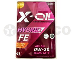 Масло моторное X-OIL Energy FE HYBRID 0W-20 SN (4л)